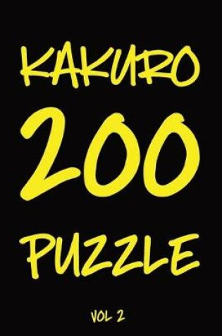 Cover of Kakuro 200 Puzzle Vol2