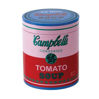 Book cover for Andy Warhol Soup Can Pink 200 Piece Puzzle