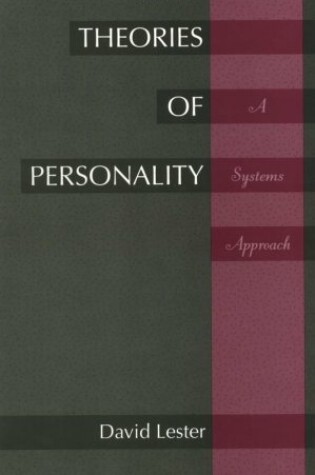 Cover of Theories Of Personality