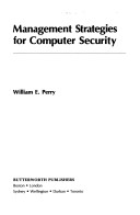 Book cover for Management Strategies for Computer Security