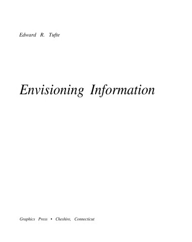 Book cover for Envisioning Information