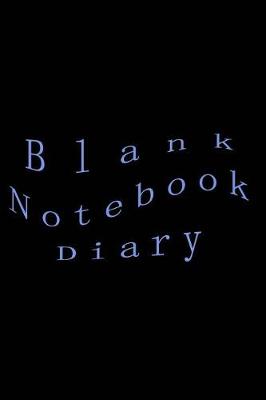 Book cover for Blank Notebook Diary