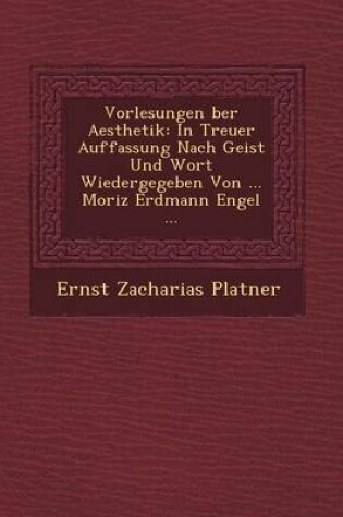 Cover of Vorlesungen Ber Aesthetik