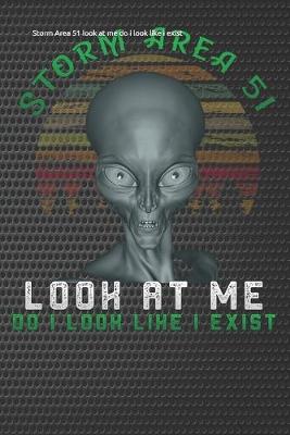 Book cover for Storm Area 51 look at me do i look like i exist