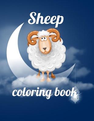 Book cover for Sheep coloring book