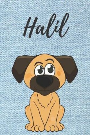 Cover of personalisiertes Notizbuch Hunde / Malbuch / Kritzelbuch / Tagebuch / Journal / DIN A5 / Geschenk Halil