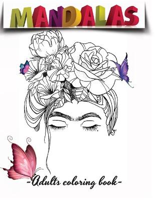 Book cover for MANDALAS Adults Coloring Book