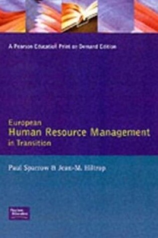 Cover of European Human Resource Management Trans