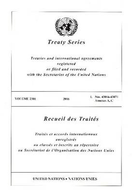 Book cover for Treaty Series 2386 I