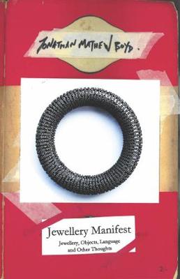 Cover of Jewellery Manifest. Jewellery, Objects, Language and Other Thoughts.