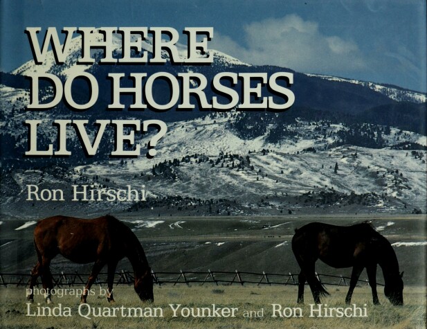 Book cover for Where Do Horses Live?