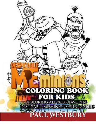 Book cover for Despicable Me Minions Coloring Book for Kids