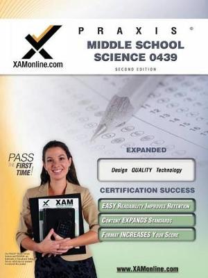 Cover of Praxis Middle School Science 0439 Teacher Certification Test Prep Study Guide