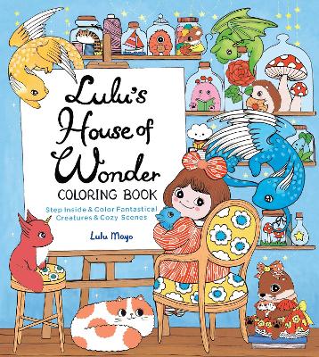 Book cover for Lulu's House of Wonder Coloring Book