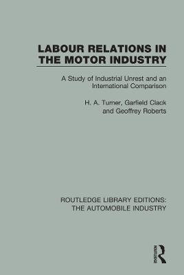 Book cover for Labour Relations in the Motor Industry