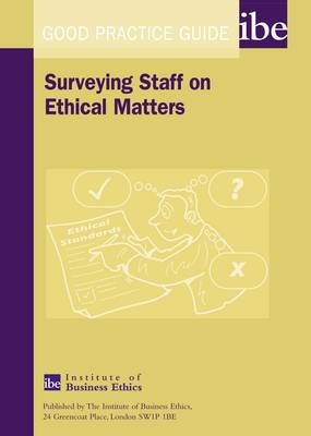 Book cover for Surveying Staff on Ethical Matters