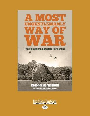 Book cover for A Most Ungentlemanly Way of War