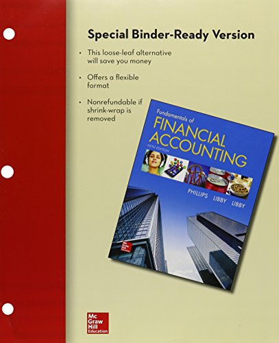 Book cover for Loose-Leaf for Fundamentals of Financial Accounting with Connect Access Card