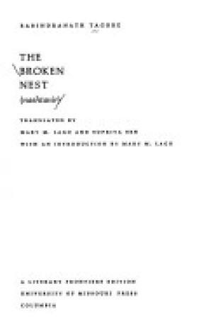 Cover of Broken Nest