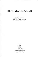 Book cover for The Matriarch