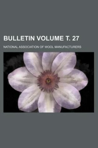 Cover of Bulletin Volume . 27