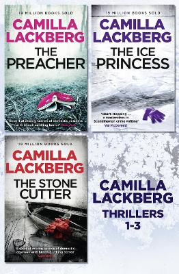 Book cover for Camilla Lackberg Crime Thrillers 1-3
