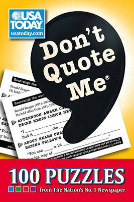 Cover of Don't Quote Me