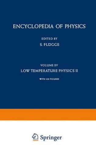 Cover of Low Temperature Physics II / Kaltephysik II