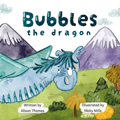 Book cover for Bubbles The Dragon