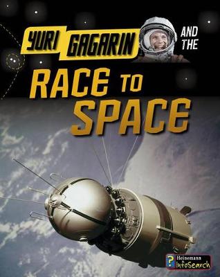 Book cover for Adventures in Space Yuri Gagarin and the Race to Space