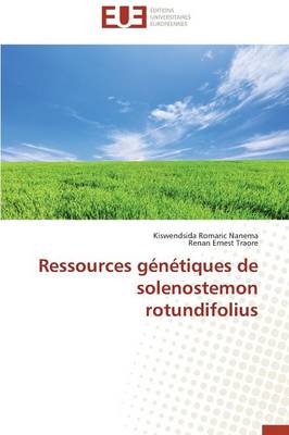 Cover of Ressources G n tiques de Solenostemon Rotundifolius