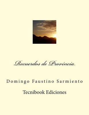 Book cover for Recuerdos de Provincia
