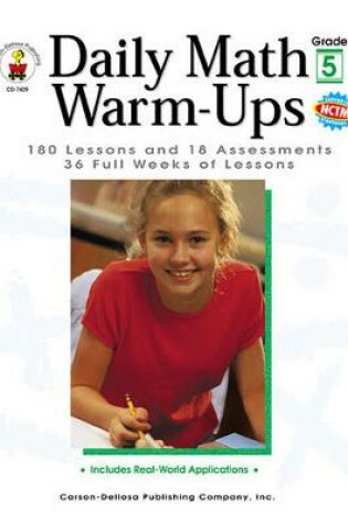 Cover of Daily Math Warm-Ups, Grade 5