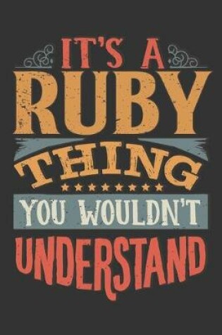 Cover of Its A Ruby Thing You Wouldnt Understand