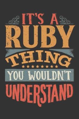 Book cover for Its A Ruby Thing You Wouldnt Understand