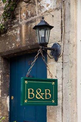 Book cover for B & B - Bed and Breakfast Sign Board in English Village Journal