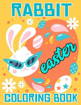 Book cover for Rabbit Easter Coloring Book