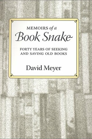 Cover of Memoir of a Book Snake