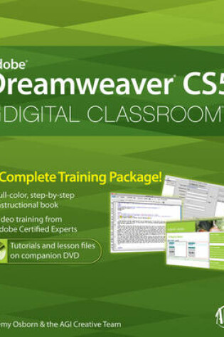 Cover of Dreamweaver CS5 Digital Classroom