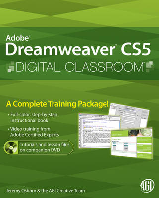Book cover for Dreamweaver CS5 Digital Classroom