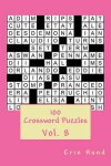 Book cover for 100 Crossword Puzzles Vol. 8