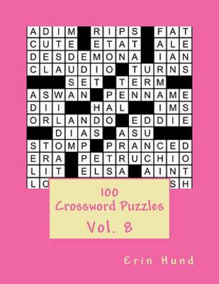 Book cover for 100 Crossword Puzzles Vol. 8