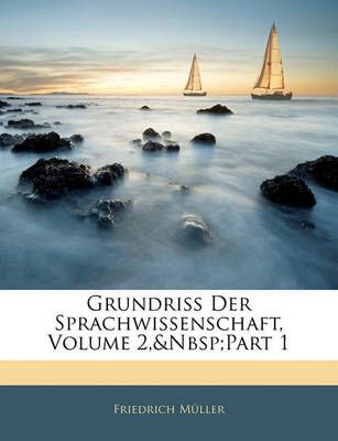 Book cover for Grundriss Der Sprachwissenschaft, Volume 2, Part 1