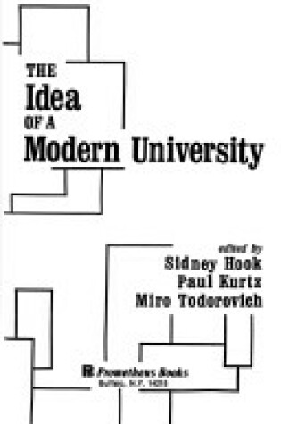 Cover of The Idea of a Modern University