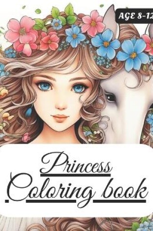 Cover of Princess coloring book for kids