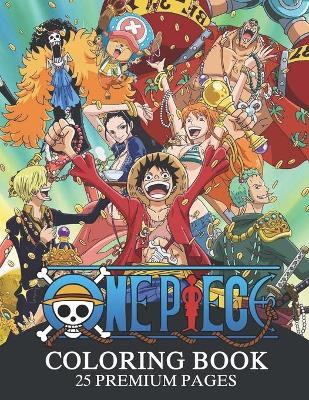 Book cover for One Piece Coloring Book