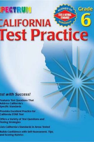 Cover of California Test Practice, Grade 6