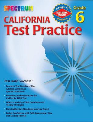 Cover of California Test Practice, Grade 6
