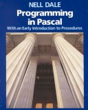 Book cover for Programming in PASCAL with an Early Introduction to Procedures