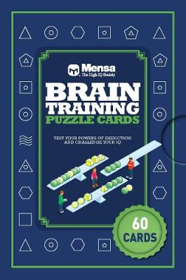 Book cover for Puzzle Cards: Mensa Brain Training